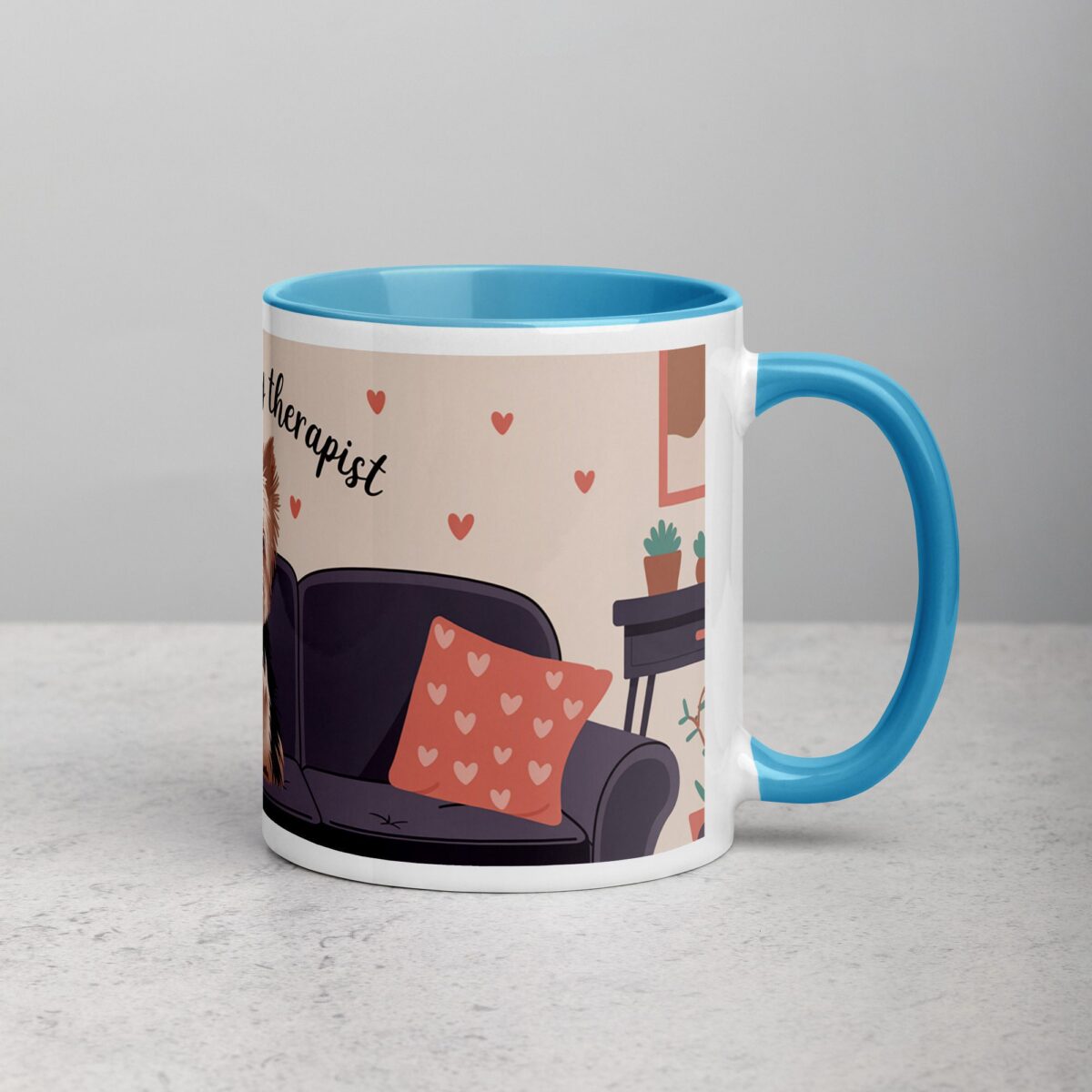 My Yorkie Is My Therapist Coffee Mug - Image 15
