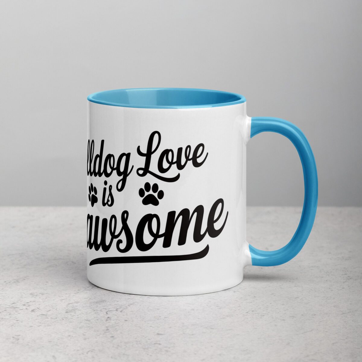 Bulldog Love Is Pawsome Coffee Mug - Image 15