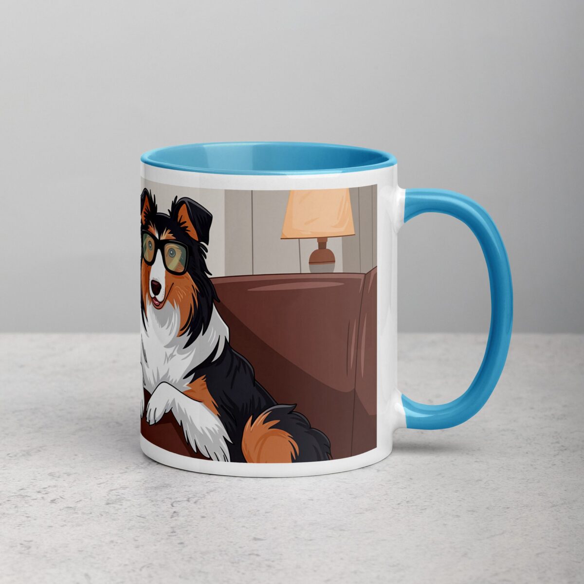 My Collie Is My Therapist Coffee Mug - Image 15