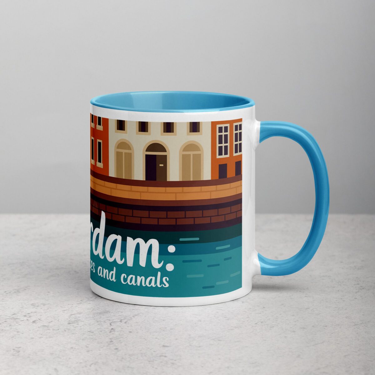 Amsterdam: The City of Bikes and Canals Coffee Mug - Image 15