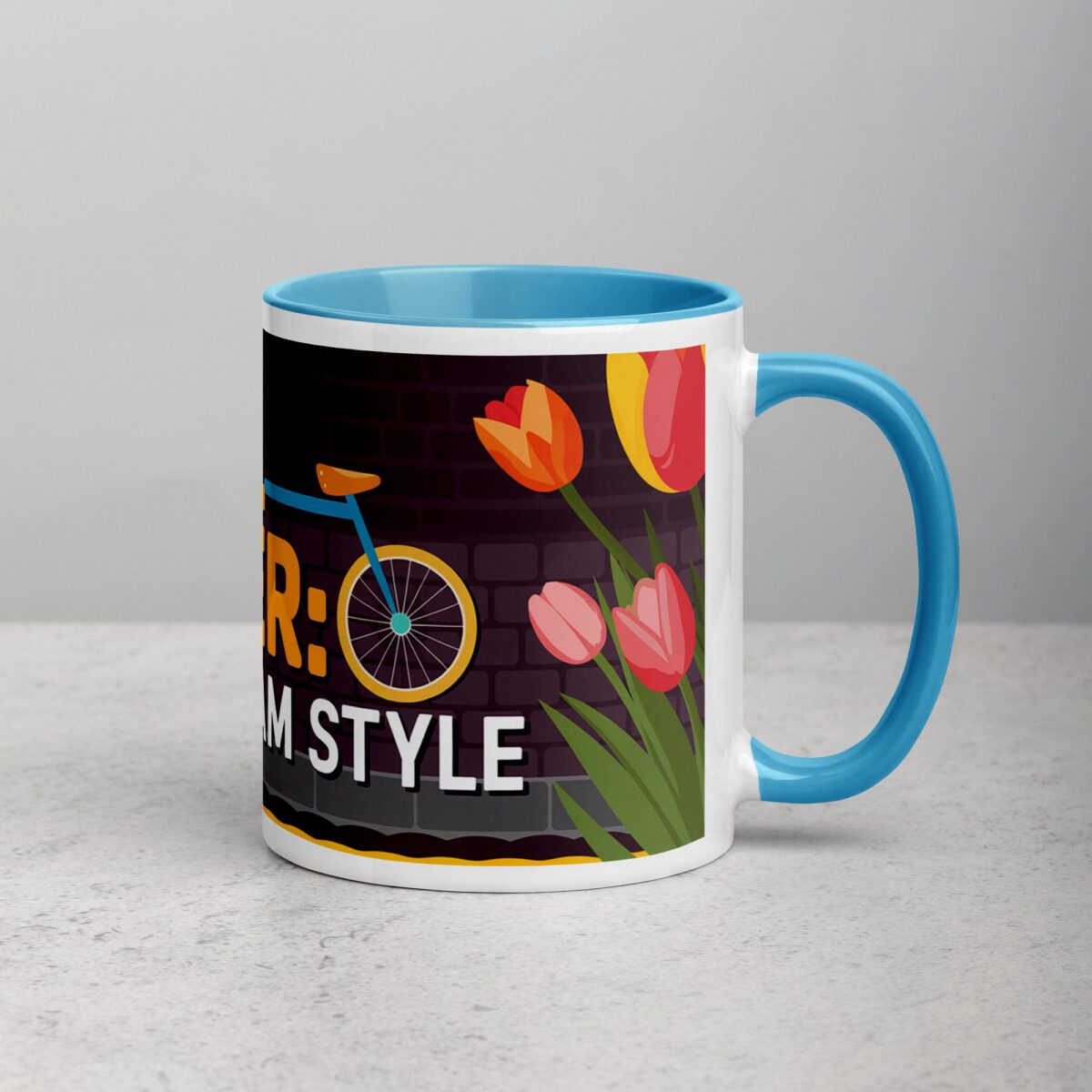 Pedal Power: Amsterdam Style Coffee Mug - Image 15