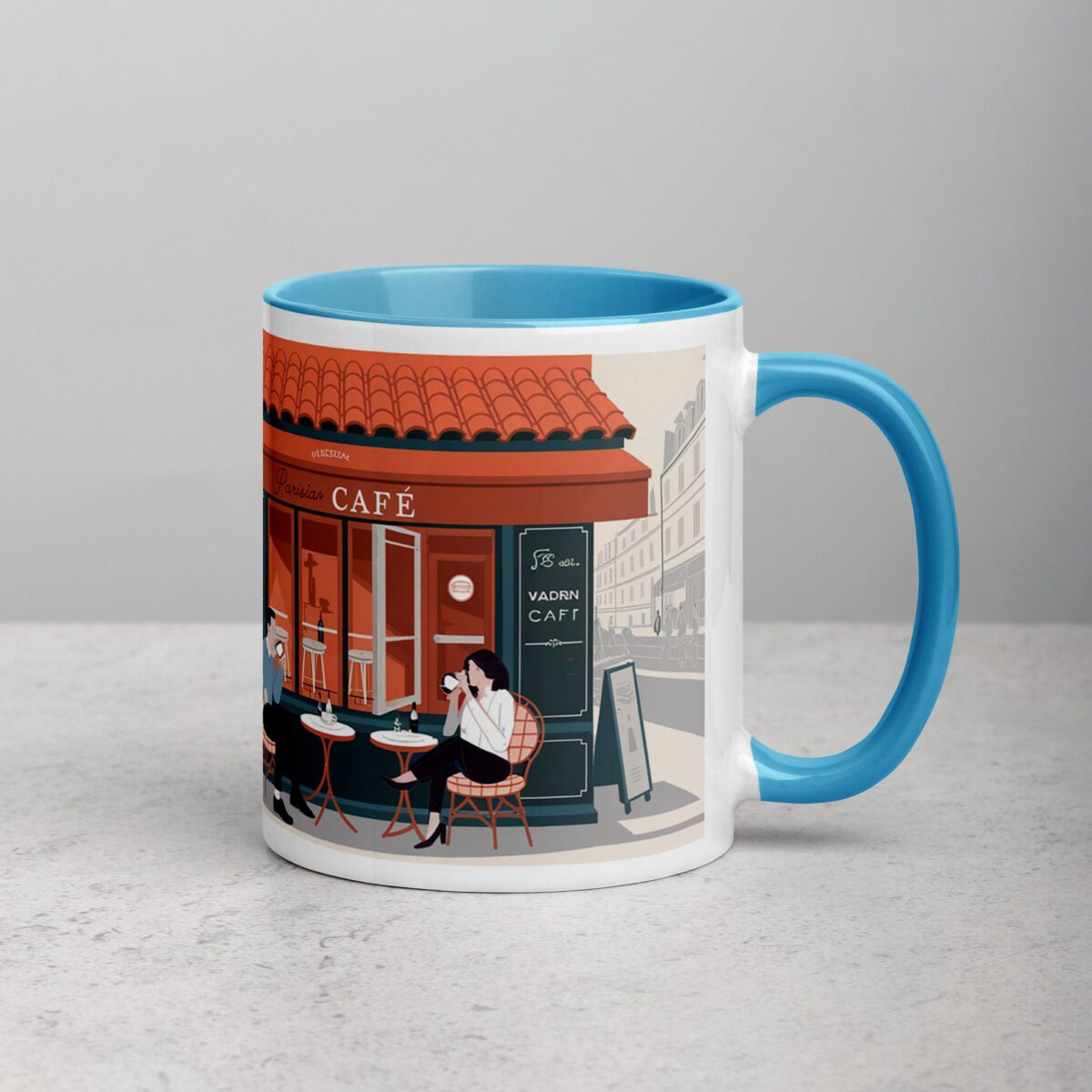 Happiness Is a Parisian Café Coffee Mug - Image 15