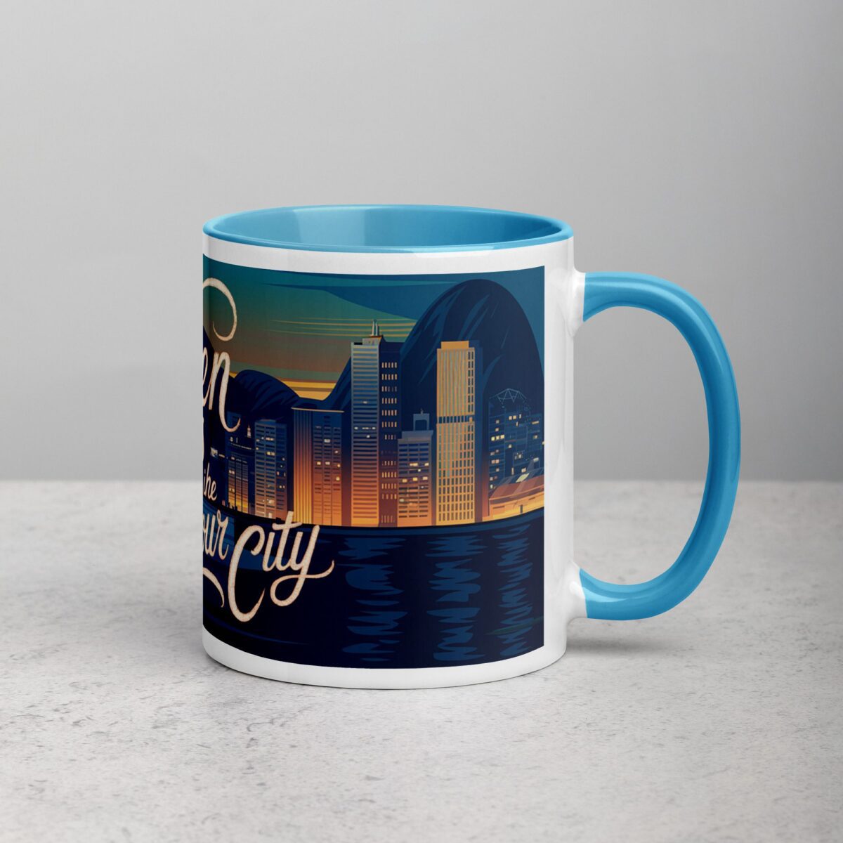 Golden Hours in the Harbour City Coffee Mug - Image 15