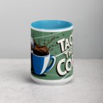 Tackle the Day with Coffee Football Mug - Image 16