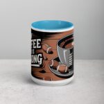 My Coffee Game is Strong Football Mug - Image 16