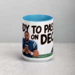 Ready to Pass… on Decaf Football Coffee Mug - Image 16