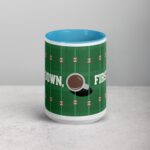 First Down, First Sip Football Coffee Mug - Image 16