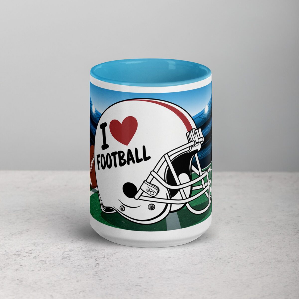 I Love Football Fun Coffee Mug & Tea Cup - Image 16