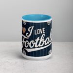I Love Football Sophisticated Coffee Mug & Tea Cup - Image 16