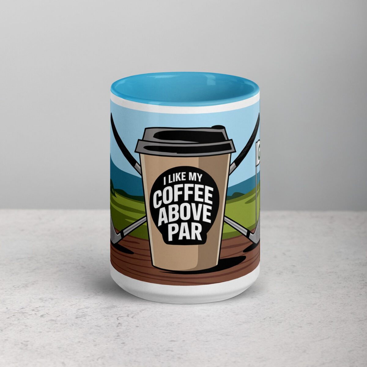 I Like My Coffee Above Par Golf Mug - Image 16