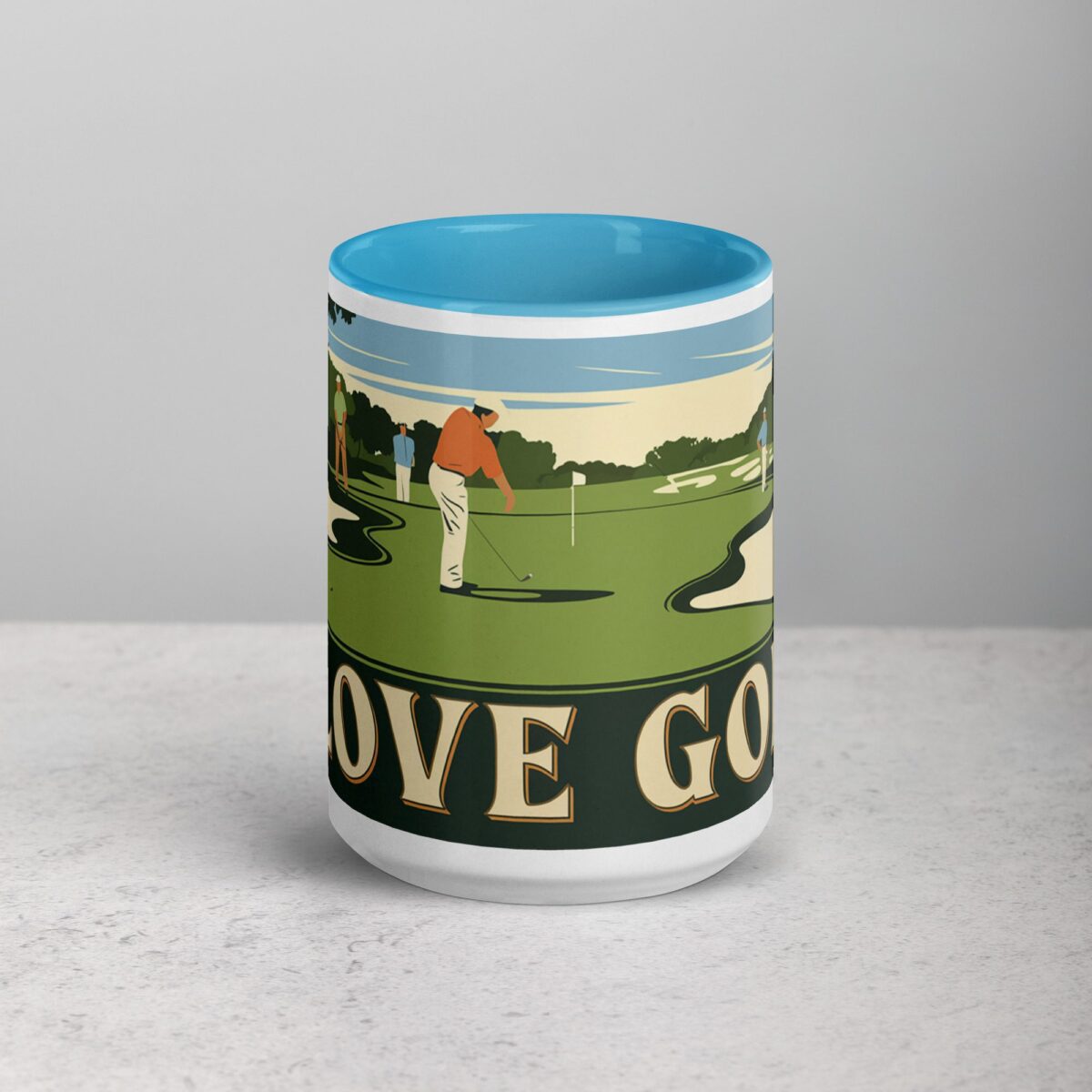 I Love Golf Retro Coffee Mug & Tea Cup - Image 16
