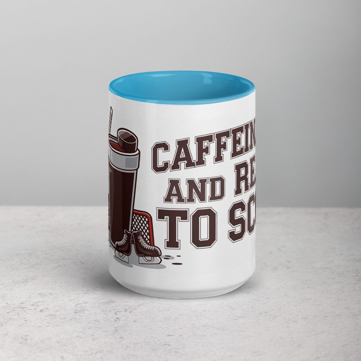 Caffeinated and Ready to Score Hockey Mug - Image 16