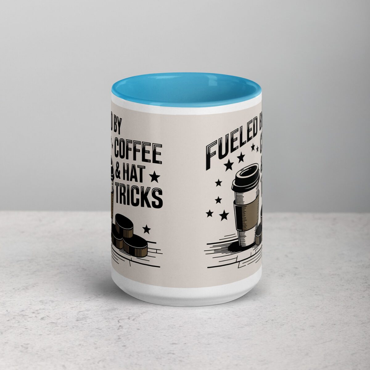 Fueled by Coffee & Hat Tricks Hockey Mug - Image 16