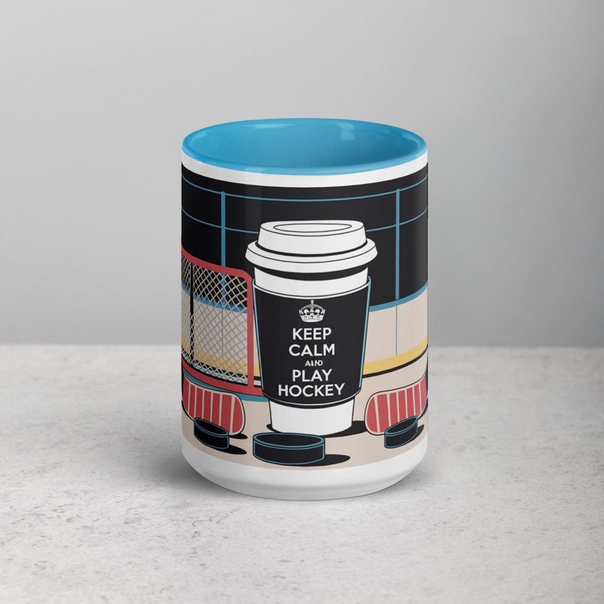 Keep Calm and Play Hockey Coffee Mug & Tea Cup - Image 16
