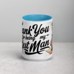 Retro Thank You Best Man Coffee Mug & Tea Cup - Image 16