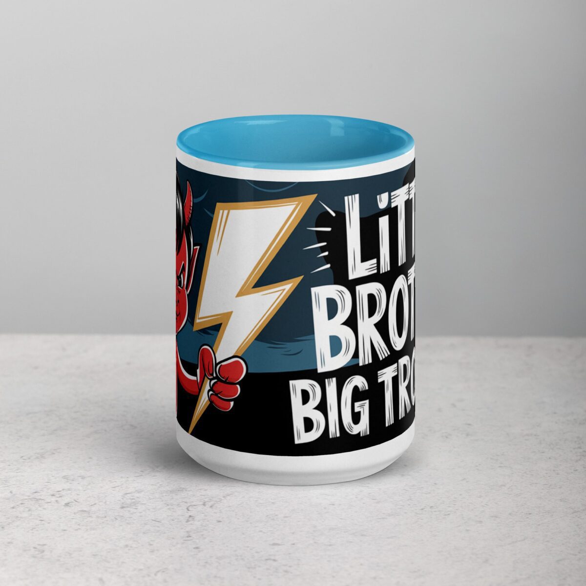 Little Brother, Big Trouble Coffee Mug - Image 16