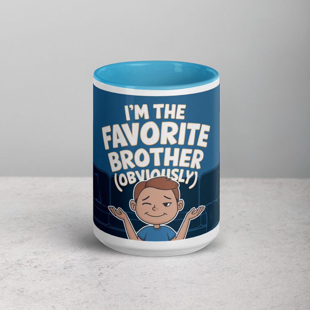 I’m the Favorite Brother (Obviously) Coffee Mug - Image 16