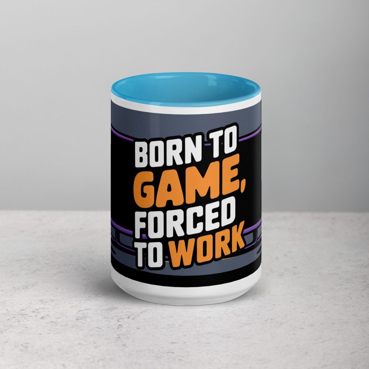 Born to Game, Forced to Work Gamer Coffee Mug - Image 16