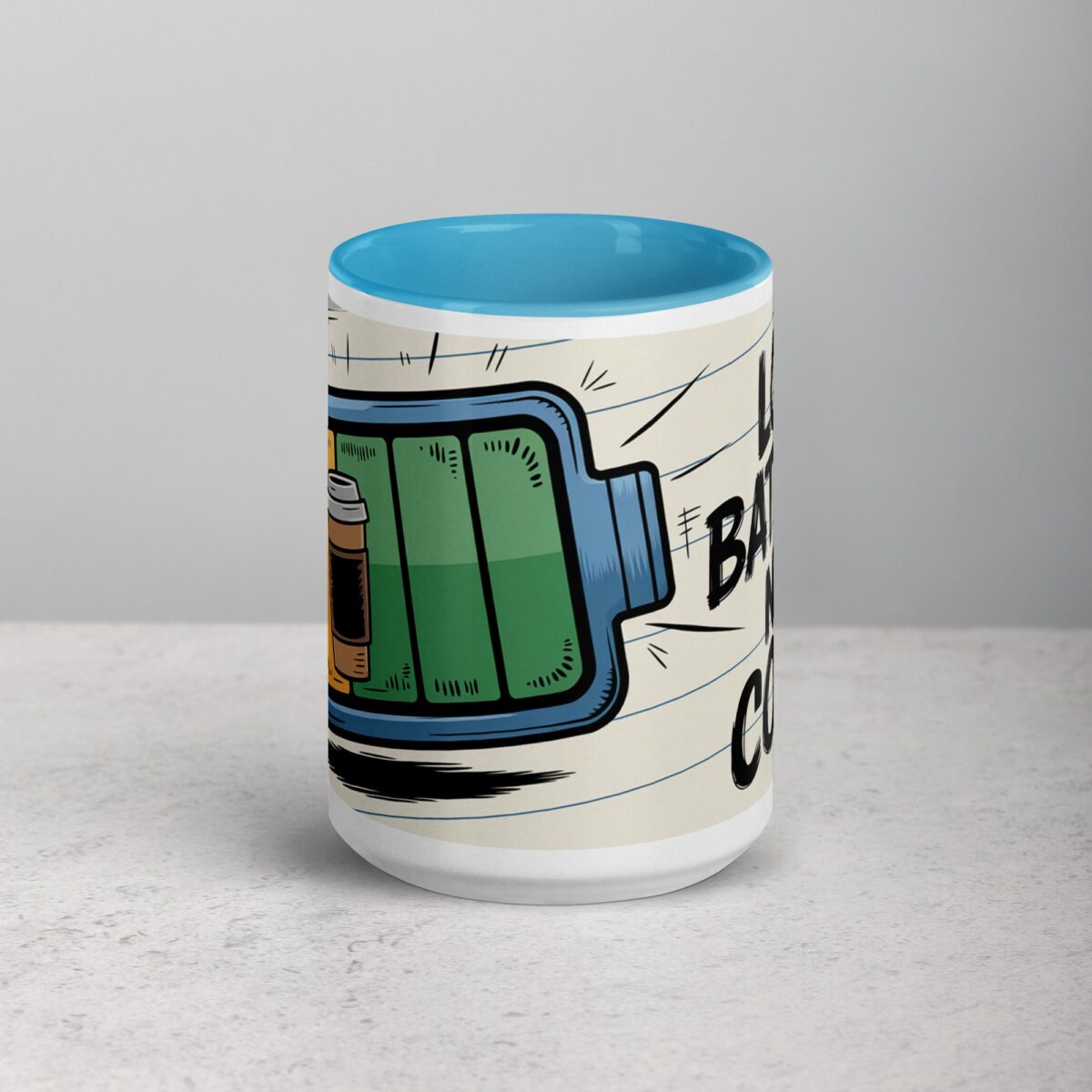 Low Battery, Need Coffee Gamer Mug - Image 16