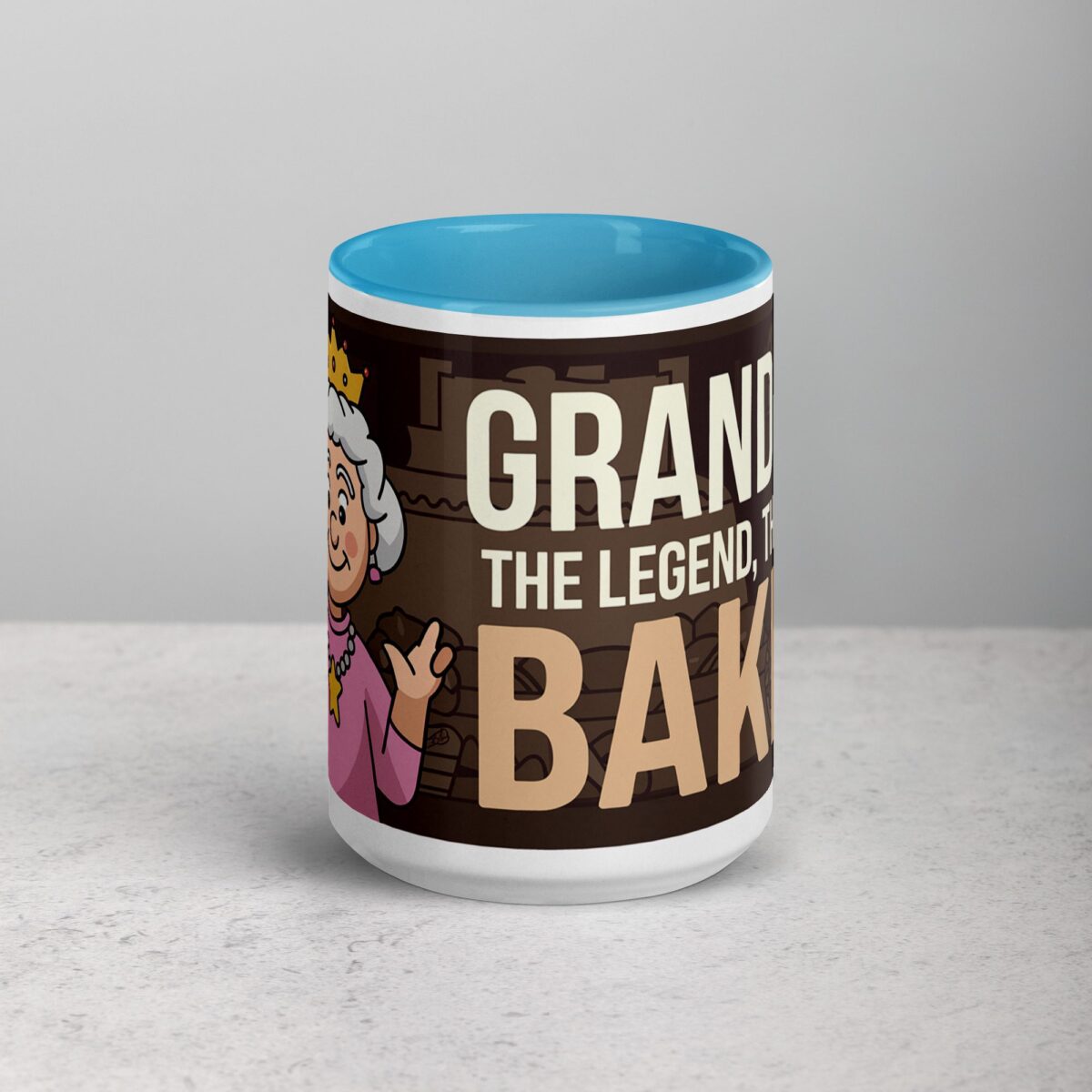 Grandma: The Legend, The Myth, The Baker Coffee Mug - Image 16