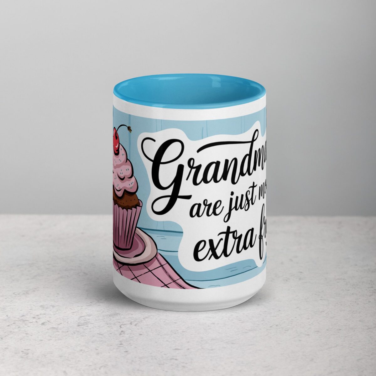 Grandmas Are Just Moms with Extra Frosting Coffee Mug - Image 16