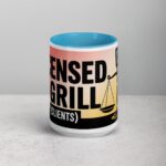 Licensed to Grill (Clients) Lawyer Coffee Mug - Image 16