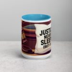 Justice Never Sleeps (But I Do) Lawyer Coffee Mug - Image 16
