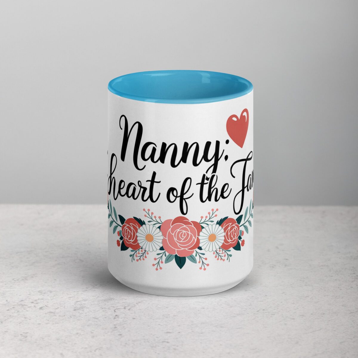 Nanny: The Heart of the Family Coffee Mug - Image 16
