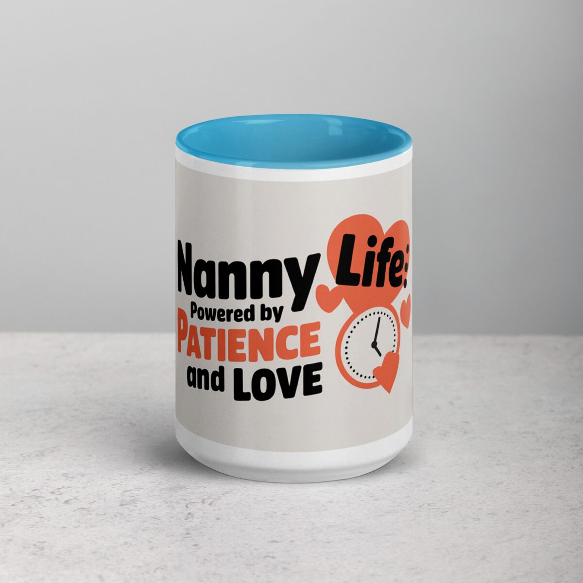 Nanny Life: Powered by Patience and Love Coffee Mug - Image 16