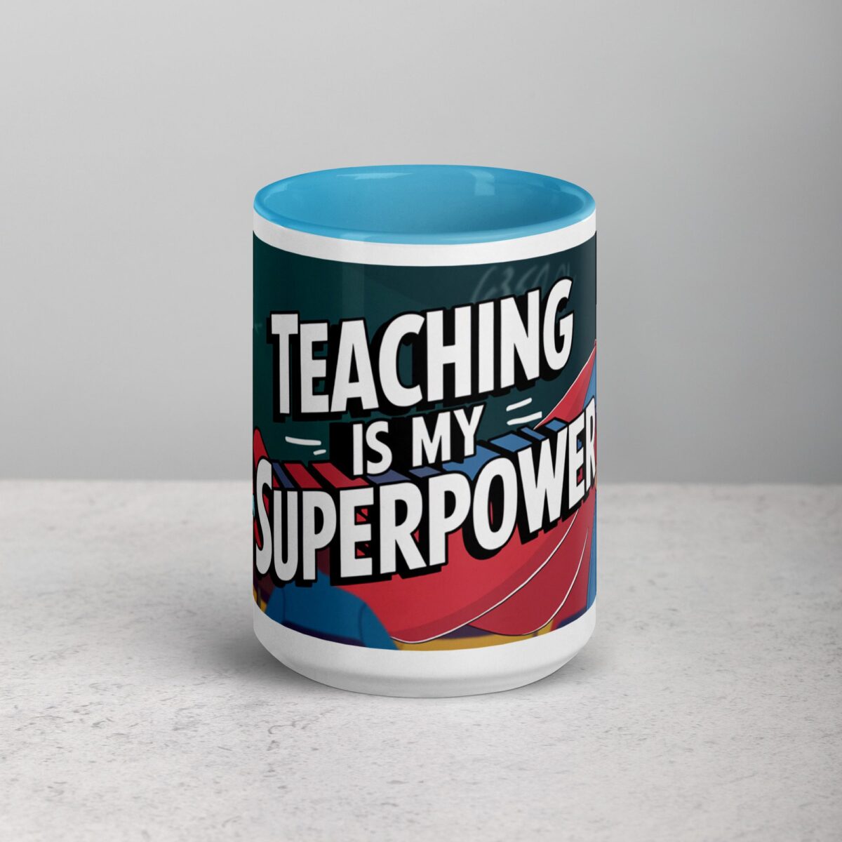 Teaching Is My Superpower Woman Coffee Mug & Tea Cup - Image 16