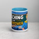 Teaching Is My Superpower Man Coffee Mug & Tea Cup - Image 16
