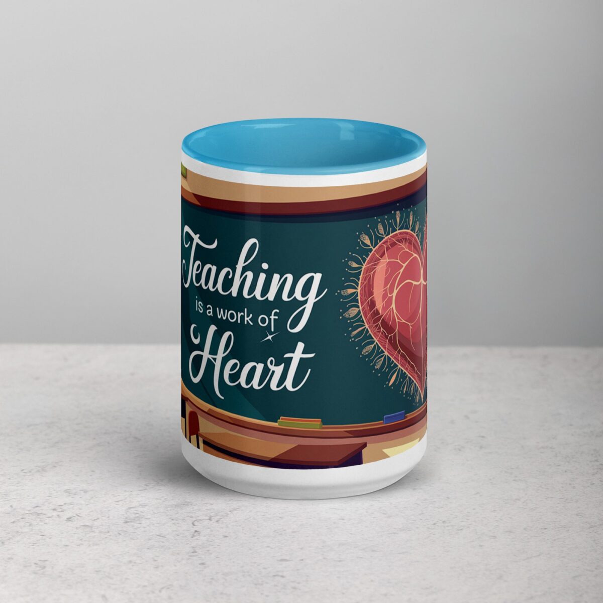 Teaching Is a Work of Heart Coffee Mug & Tea Cup - Image 16