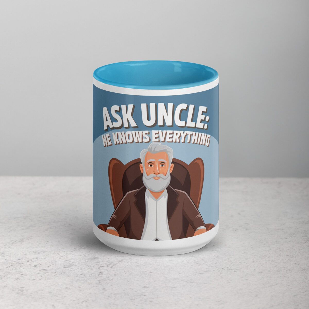 Ask Uncle: He Knows Everything Coffee Mug - Image 16