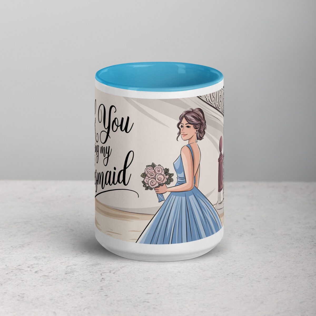 Thank You for Being My Bridesmaid Elegant Coffee Mug - Image 16