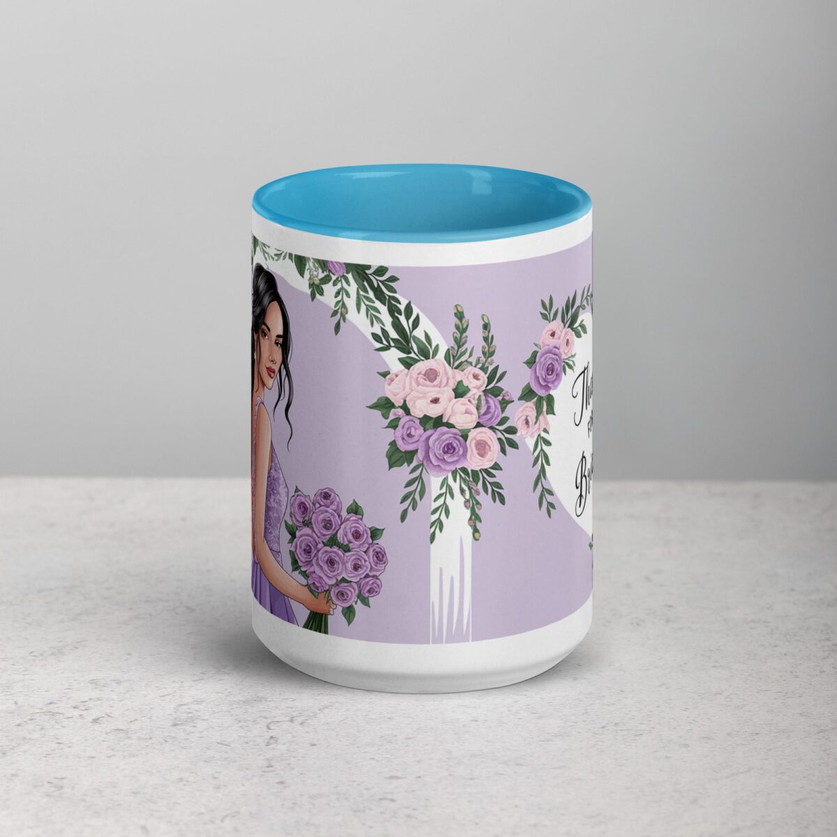 Thank You for Being My Bridesmaid Sophisticated Coffee Mug - Image 16