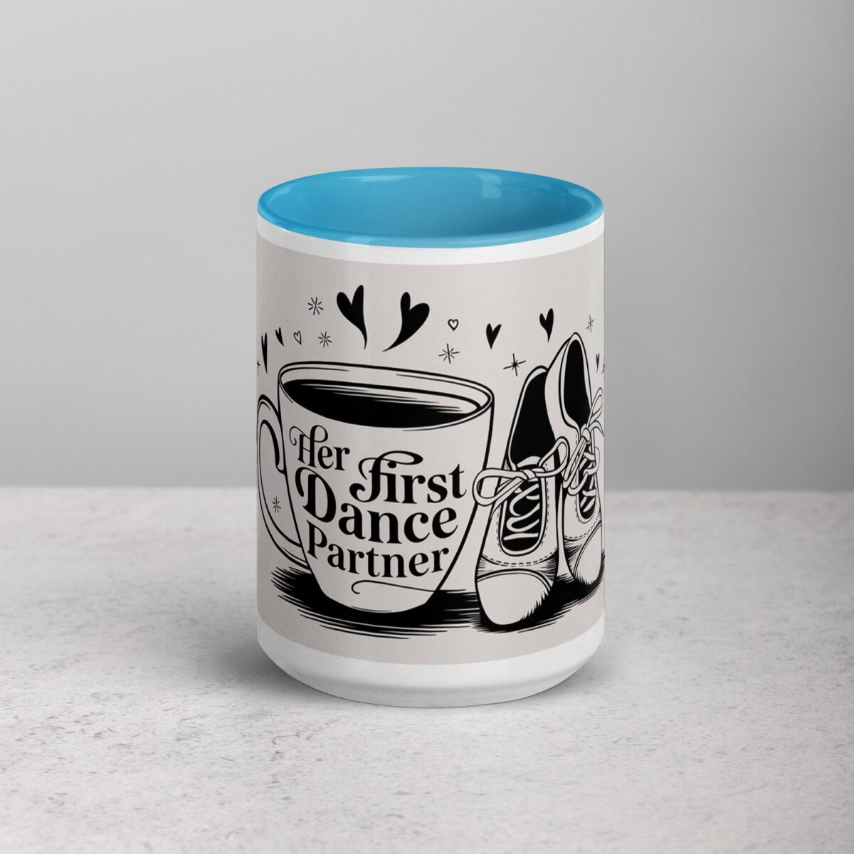 Her First Dance Partner Coffee Mug & Tea Cup - Image 16