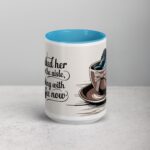 Walked Her Down the Aisle, Walking with Coffee Now Mug - Image 16