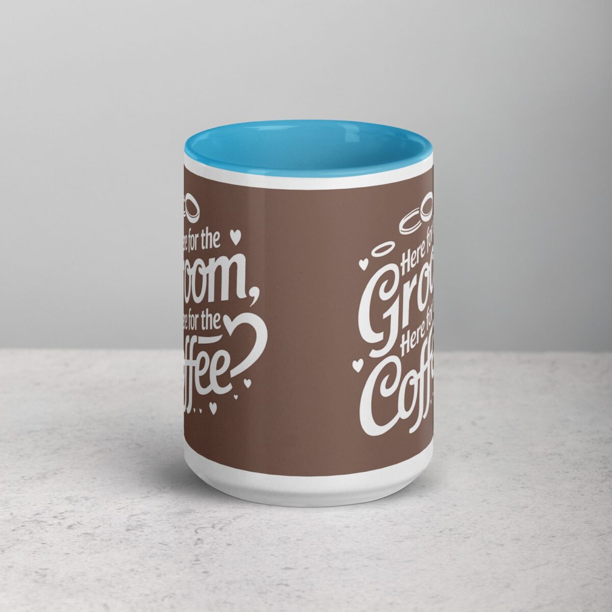Here for the Groom, Here for the Coffee Wedding Mug - Image 16