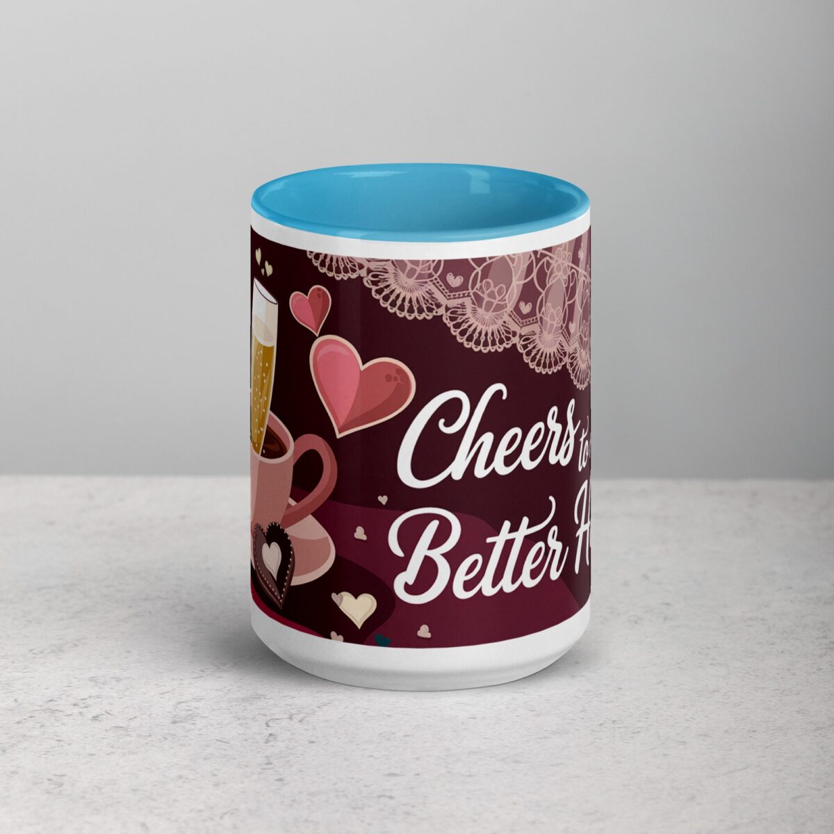 Cheers to My Better Half Husband Coffee Mug - Image 16