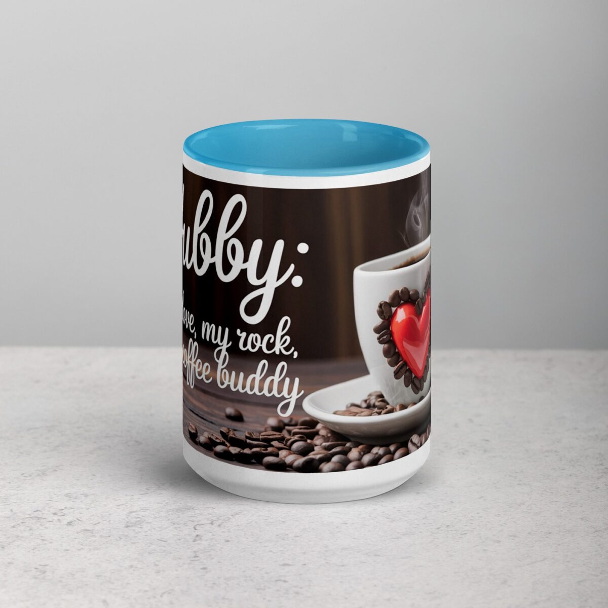 Hubby: My Love, My Rock, My Coffee Buddy Mug - Image 16