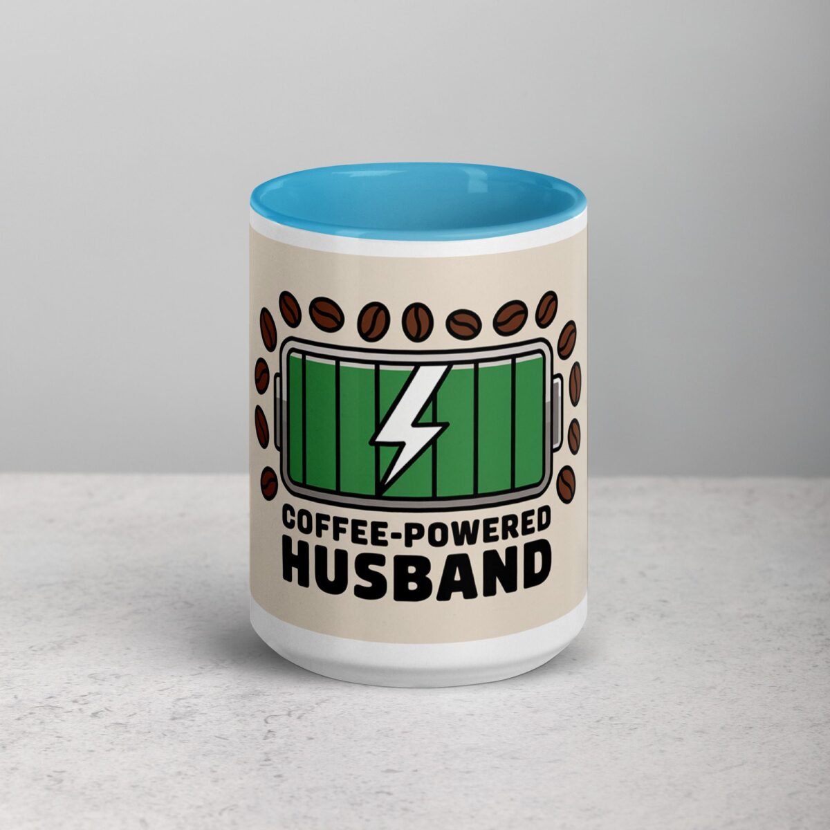 Coffee-Powered Husband Mug - Image 16