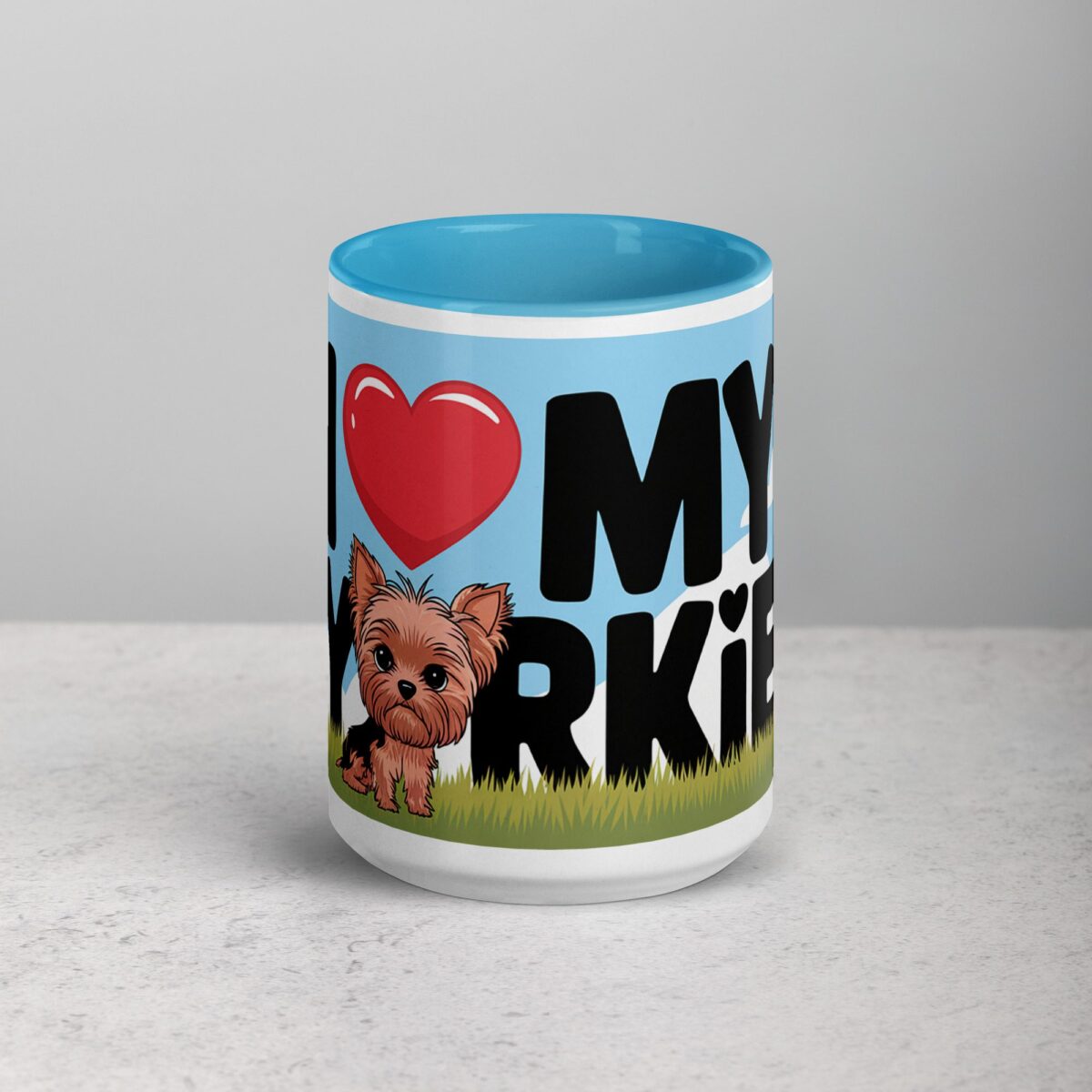 I ❤️ My Yorkie Coffee Mug & Tea Cup - Image 16