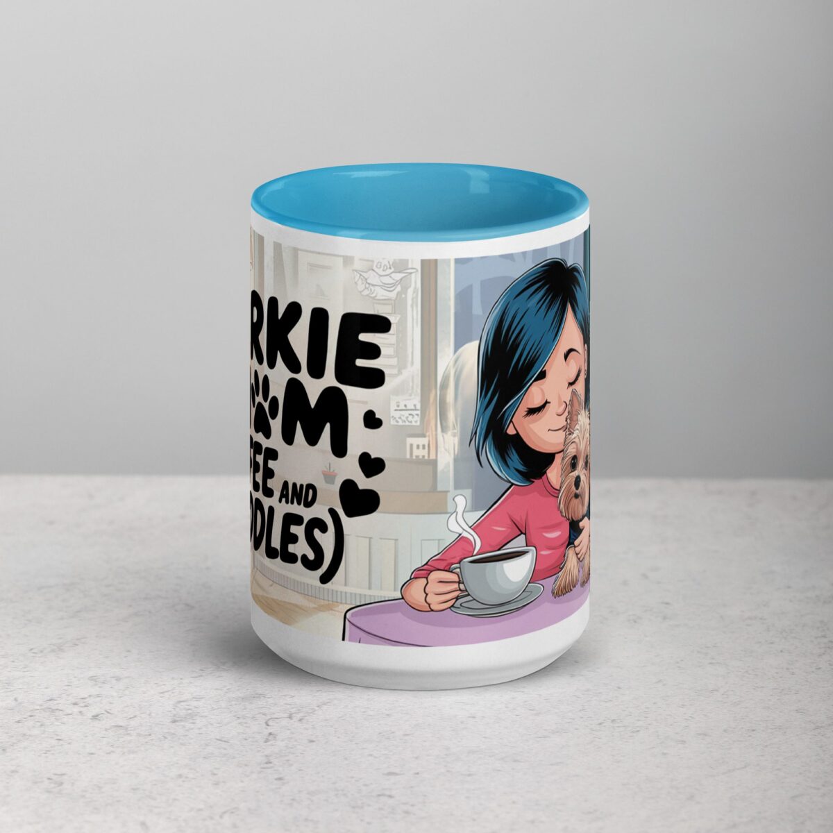 Yorkie Mom (Coffee and Cuddles) Mug - Image 16