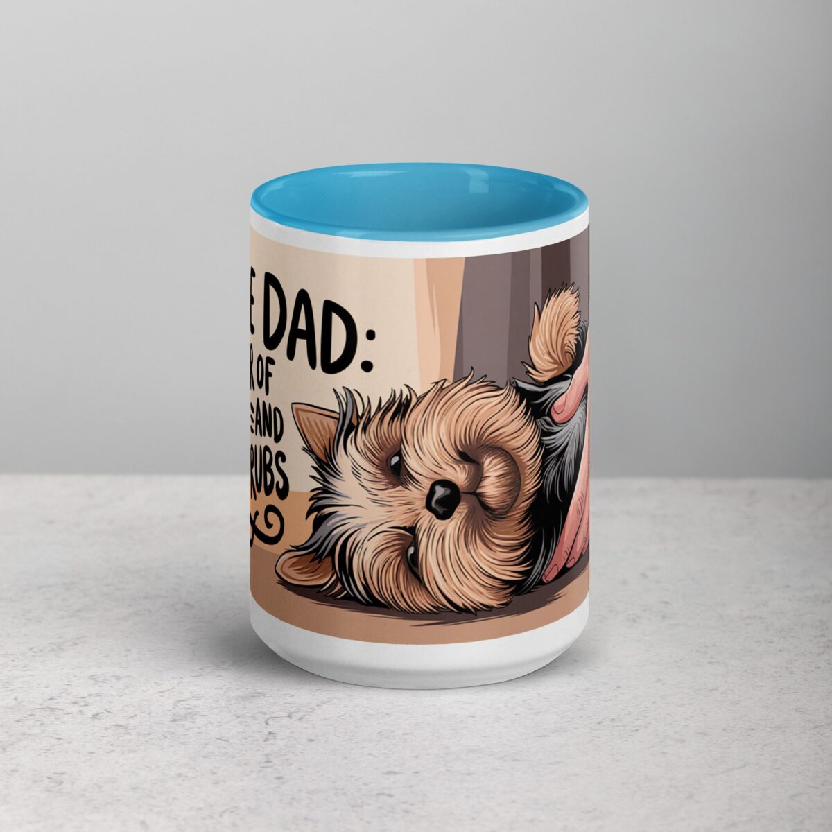 Yorkie Dad: Master of Treats and Belly Rubs Coffee Mug - Image 16