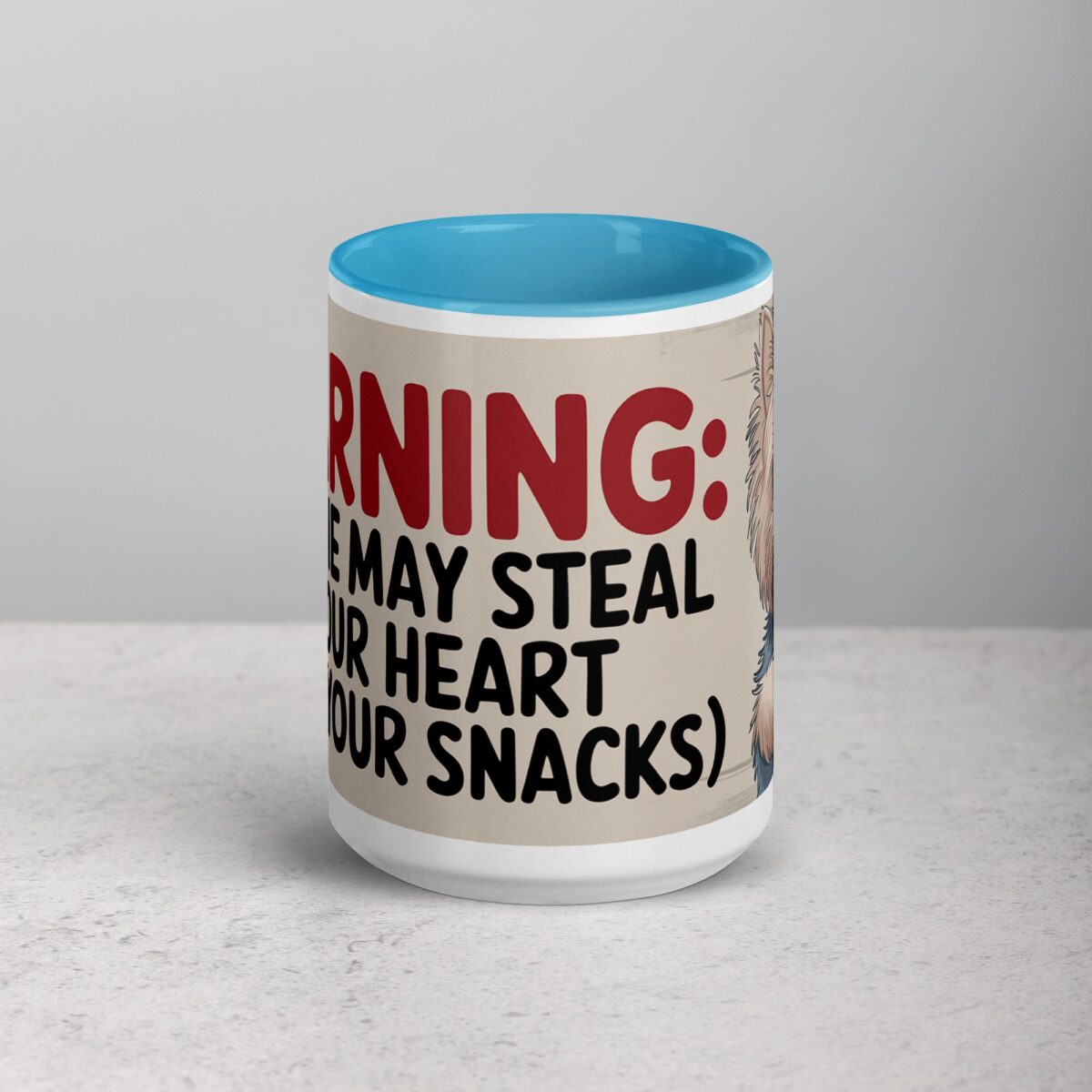 Warning: Yorkie May Steal Your Heart Coffee Mug - Image 17