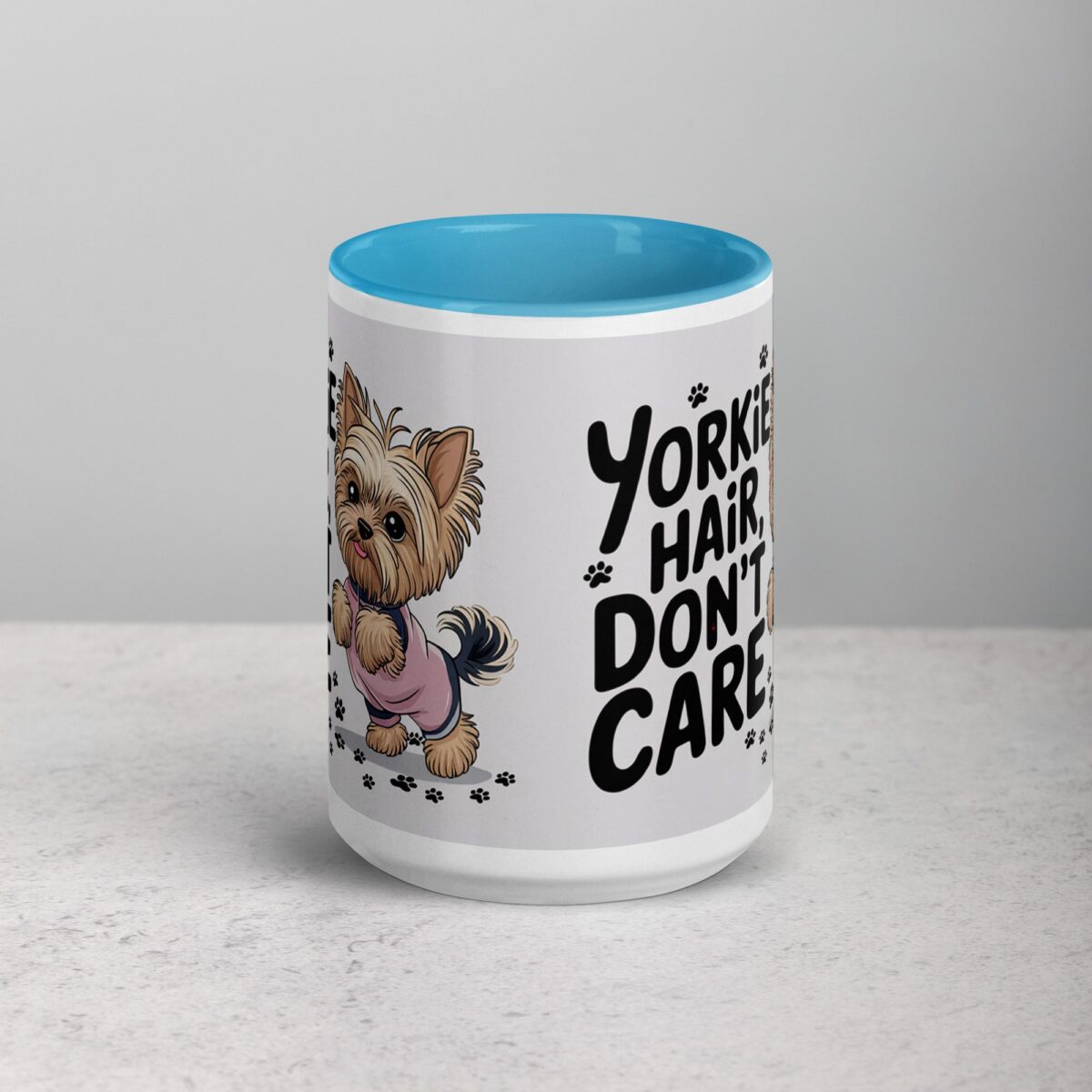 Yorkie Hair, Don’t Care Coffee Mug - Image 16