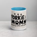 Yorkie Mom Text Coffee Mug & Tea Cup - Image 16