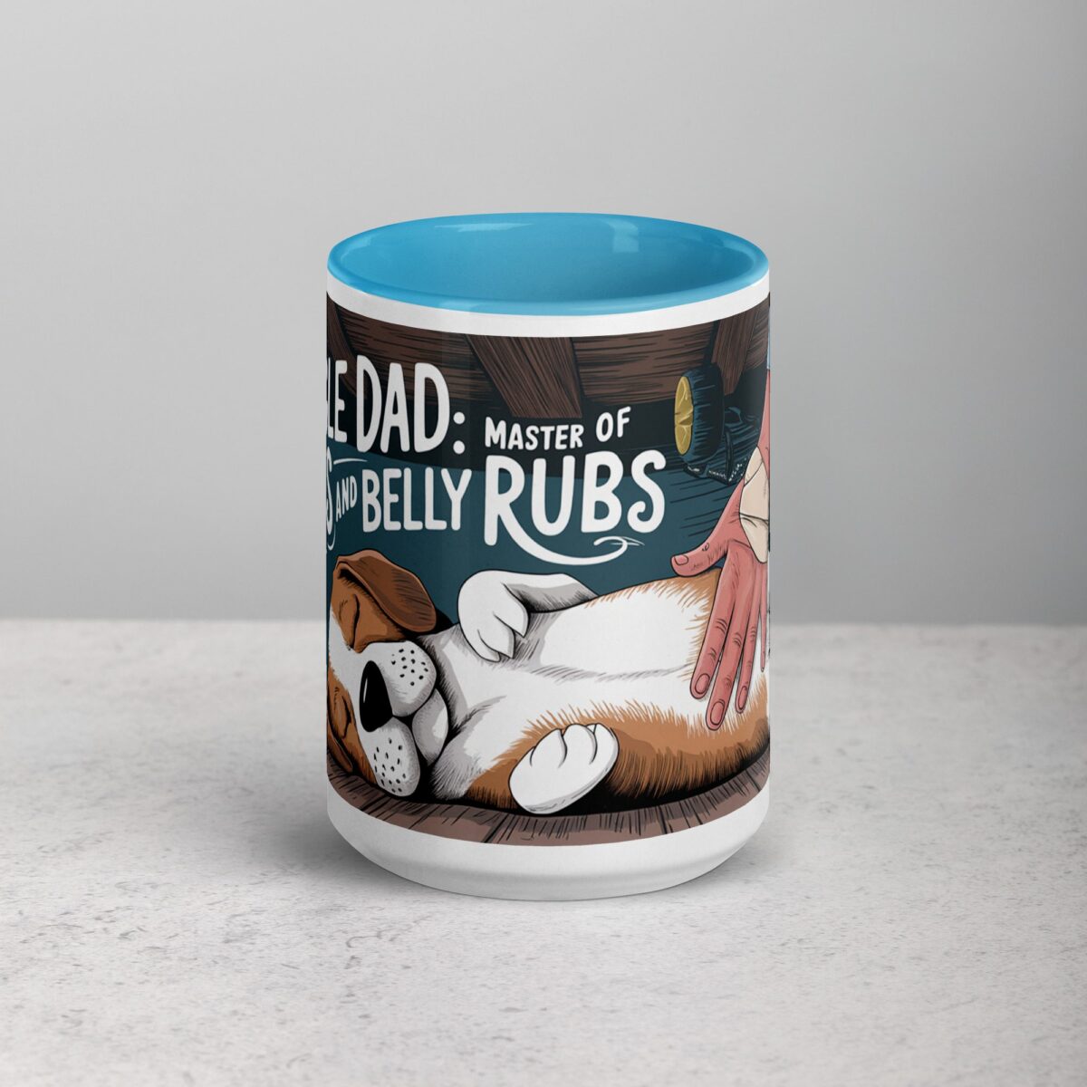 Beagle Dad: Master of Treats and Belly Rubs Coffee Mug - Image 16