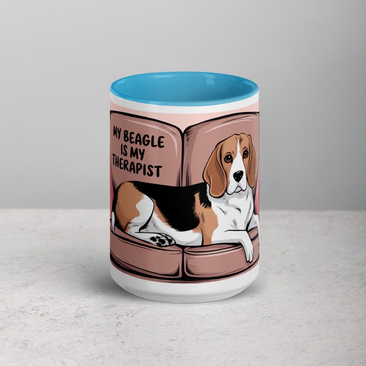 My Beagle Is My Therapist Coffee Mug & Tea Mug - Image 16