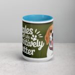 Beagles Make Life Pawsitively Better Coffee Mug - Image 16